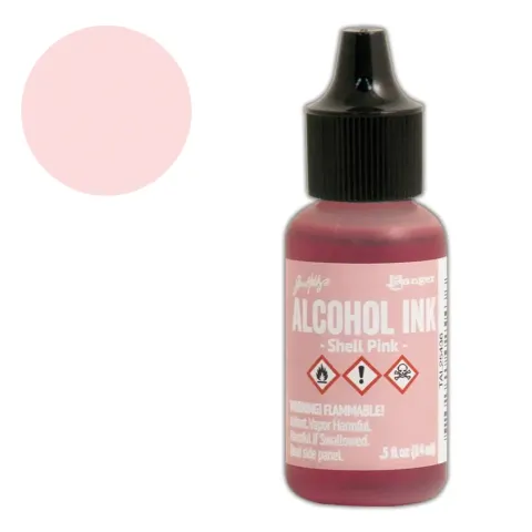 Tusz alkoholowy Tim Holtz Alcohol Ink Shell Pink 14 ml TAL25436