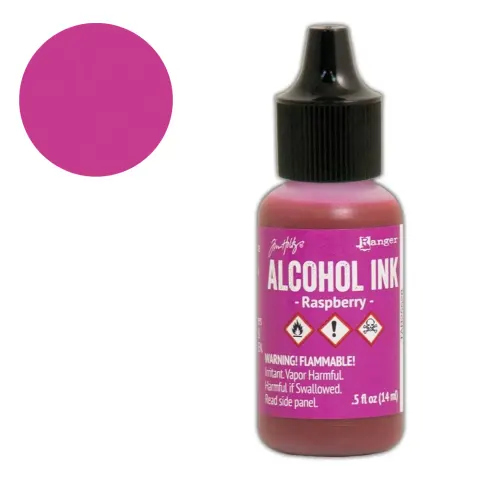 Tusz alkoholowy Tim Holtz Alcohol Ink Raspberry 14 ml TAB25528