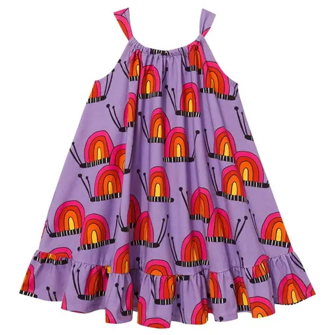Sukienka BOW DRESS purple snails