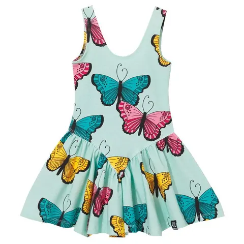 Sukienka BALERINA DRESS blue butterflies