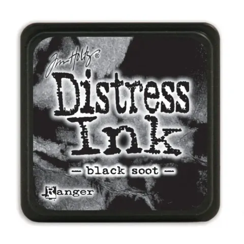 Tusz Mini Distress Ink Black Soot Ranger