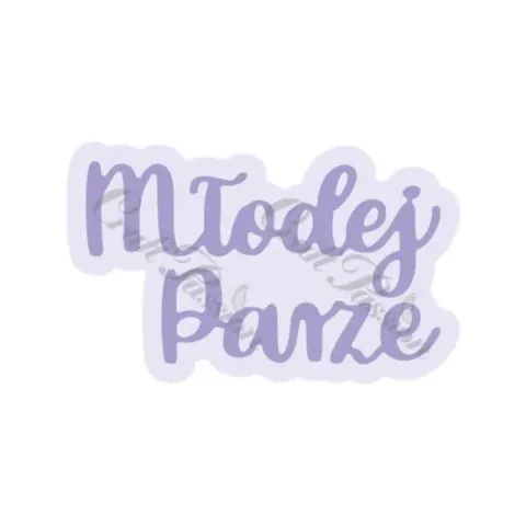 Napis Młodej Parze Zestaw Wykrojników
