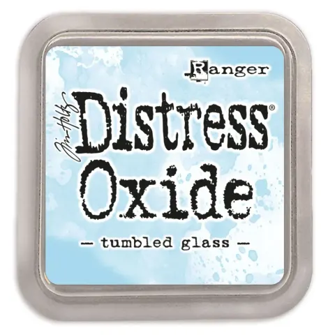 Tusz Ranger Tim Holtz Distress Oxide – Tumbled Glass (Jasnoniebieski)