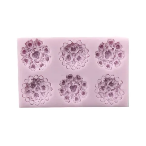 6 Mini Bukiecików Foremka silikonowa