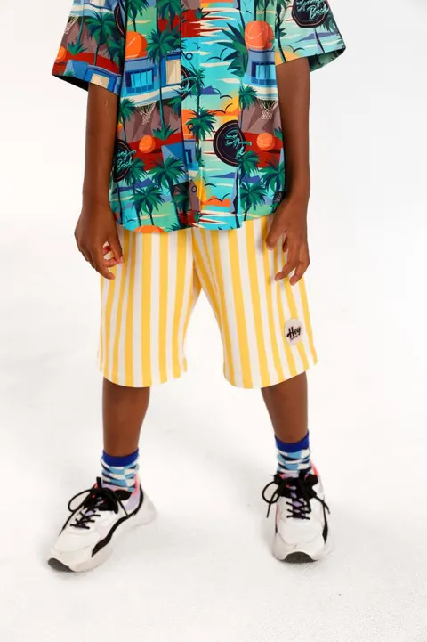Szorty Lazy Shorts YELLOW STRIPES
