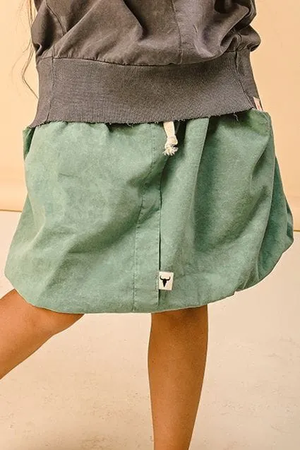 Spódniczka 400 BALOON SKIRT mint blue