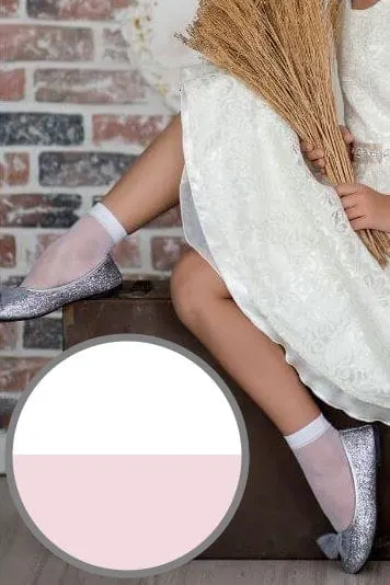 Skarpetki ( 2 pary ) LEA gładkie 20 den PRIMROSE+BIANCO