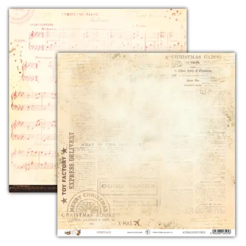 Holiday Glow Heritage Papier do Scrapbookingu UHK Gallery 30x30 cm