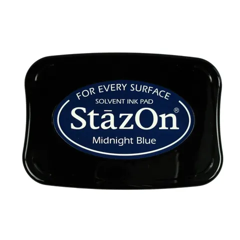 Tusz StazOn Midnight Blue - Granatowy