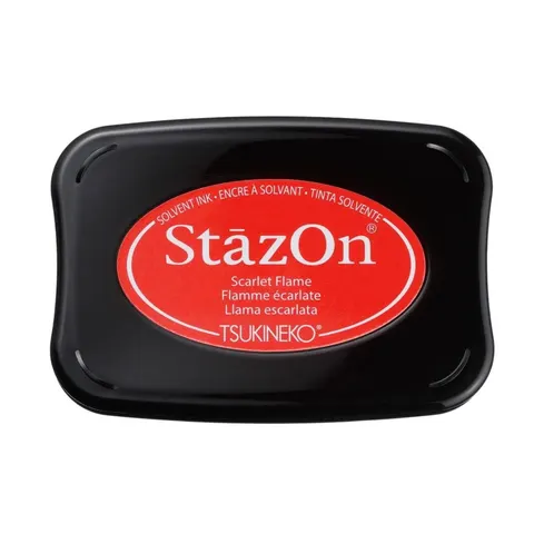Tusz StazOn Scarlet Flame - Róż Szkarłatny