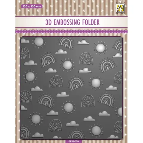 Folder do embossingu 3D Tęcza - Nellie's Choice