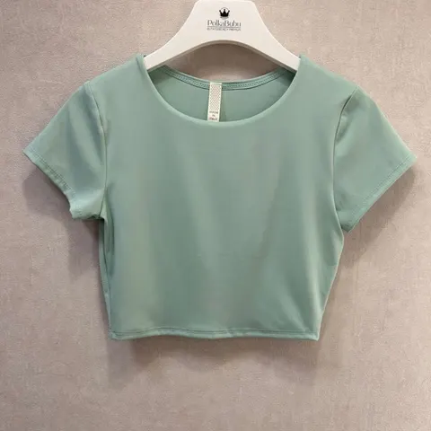 Crop Top ITALY miętowy