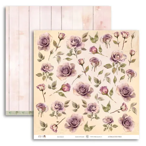 Papiery scrapbookingowe Memories Moments Roses - UHK Gallery - 30x30 cm
