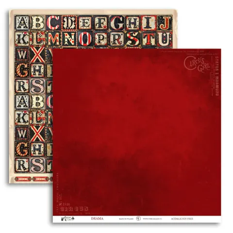 Papiery scrapbookingowe Show Time Drama - UHK Gallery - 30x30 cm