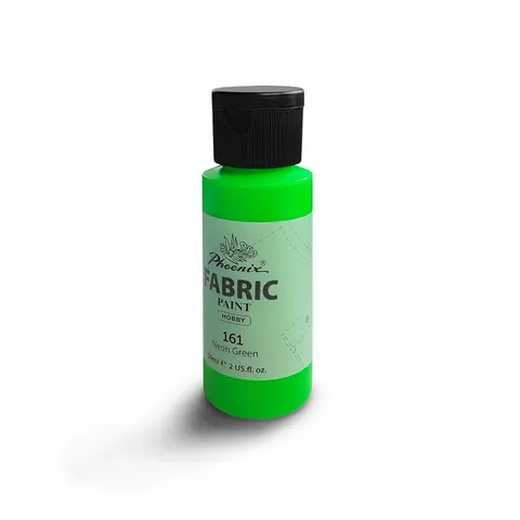 Farba do Ubrań Phoenix - Neonowa Zieleń (Neon Green) 59ml
