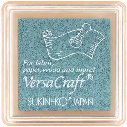 Poduszka z tuszem do tkanin Rain Drop (Szaroniebieski) - VersaCraft Small Tsukineko