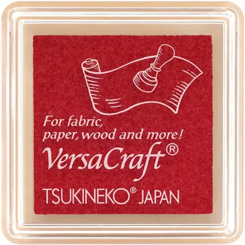 Poduszka z tuszem do tkanin Ruby (Rubinowy) - VersaCraft Small Tsukineko