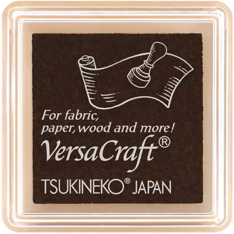 Poduszka z tuszem do tkanin Cocoa (Kakaowy) - VersaCraft Small Tsukineko