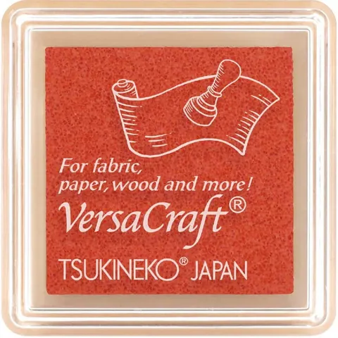 Poduszka z tuszem do tkanin Peach (Brzoskwiniowy) - VersaCraft Small Tsukineko
