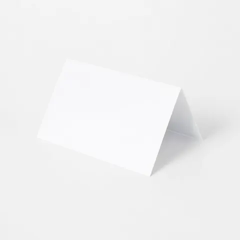 Winietki eko na stół Białe 10 x 6 cm - zestaw 20 sztuk