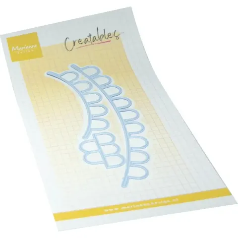 Wykrojniki Creatables Baner Okrągły Marianne Design 3 sztuki