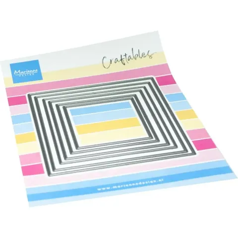 Wykrojniki Creatables Kwadraty Marianne Design 6 sztuki