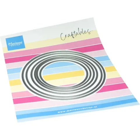 Wykrojniki Creatables Koła Marianne Design 6 sztuki