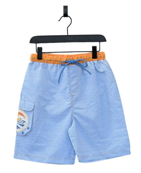 Szorty chłopięce UV UPF50+ spodenki do pływania TRUE BLUE Ducksday