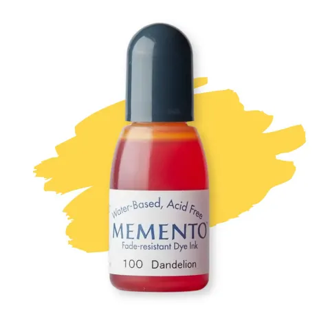 Tsukineko Memento Ink Refill 15ml Dandelion – uzupełniacz tuszu