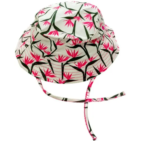 Kapelusz bawełniany UV UPF50+ z wiązaniem Bucket Hat COCO | Ducksday