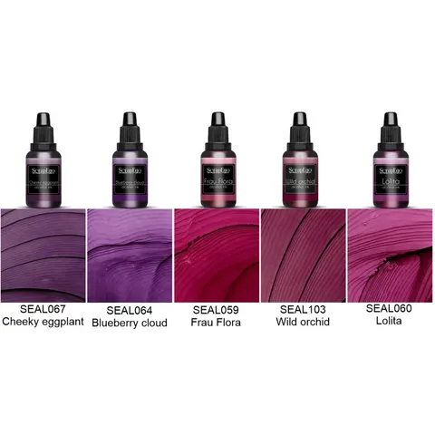 Zestaw tuszów alkoholowych mini 5 x 5ml ScrapEgo nr 5