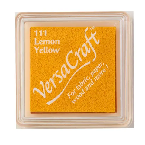 Poduszka z tuszem do tkanin VersaCraft Small Lemon Yellow – Tsukineko