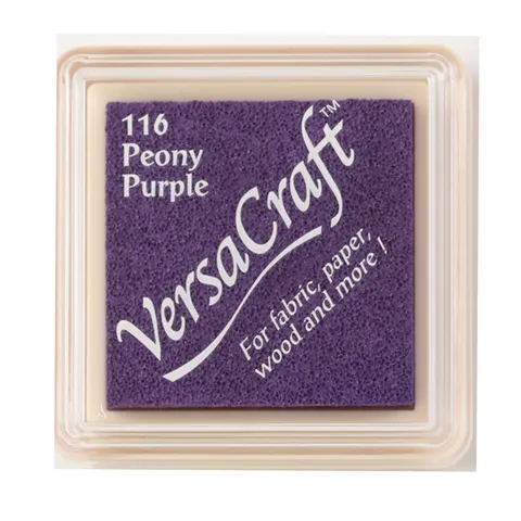 Poduszka z tuszem do tkanin VersaCraft Small Peony Purple – Tsukineko
