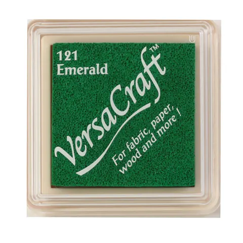 Poduszka z tuszem do tkanin VersaCraft Small Emerald – Tsukineko