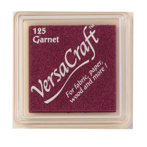 Poduszka z tuszem do tkanin VersaCraft Small Garnet – Tsukineko