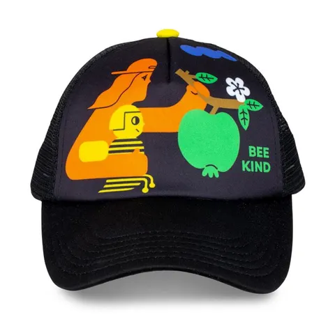 Czapka 54 cm ( 3-11 lat S ) BEE KIND KIDS CAP pszczoły | Dashki