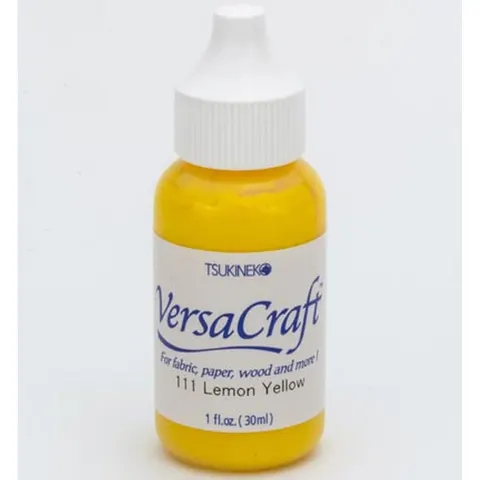 Reinker do tuszu do tkanin VersaCraft Lemon Yellow 30 ml – Tsukineko
