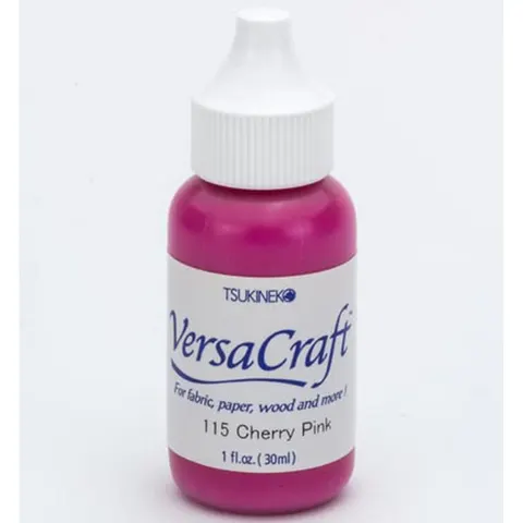 Reinker do tuszu do tkanin VersaCraft Cherry Pink 30 ml – Tsukineko