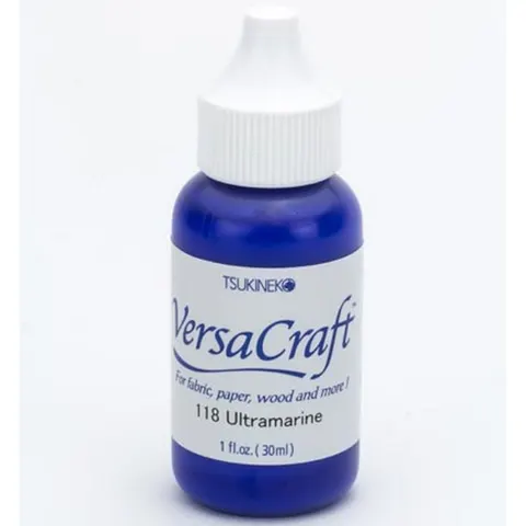 Reinker do tuszu do tkanin VersaCraft Ultramarine 30 ml – Tsukineko
