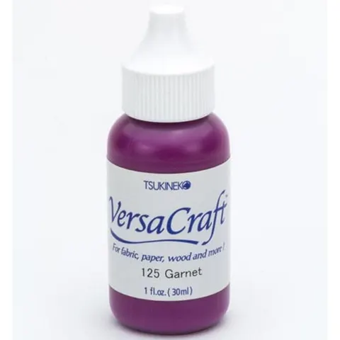 Reinker do tuszu do tkanin VersaCraft Garnet 30 ml – Tsukineko