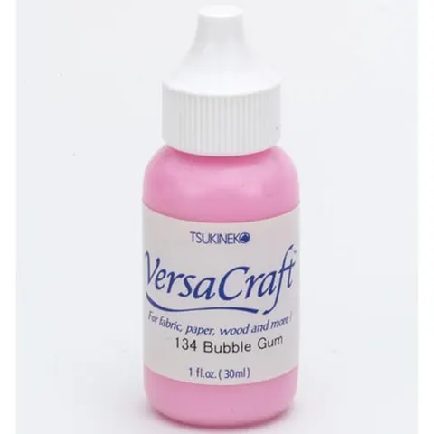 Reinker do tuszu do tkanin VersaCraft Bubble Gum 30 ml – Tsukineko