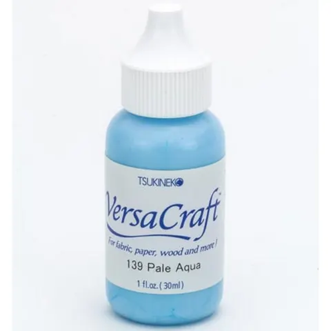 Reinker do tuszu do tkanin VersaCraft Pale Aqua 30 ml – Tsukineko