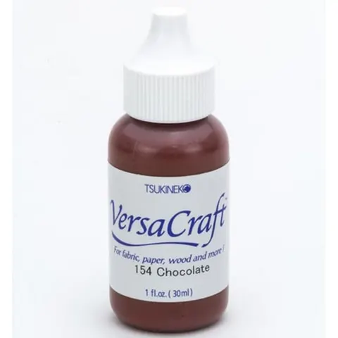 Reinker do tuszu do tkanin VersaCraft Chocolate 30 ml – Tsukineko