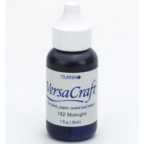 Reinker do tuszu do tkanin VersaCraft Midnight 30 ml – Tsukineko