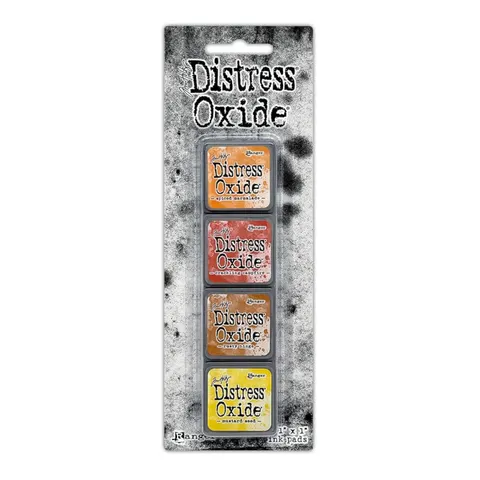 Zestaw tuszów Ranger Distress Mini Oxide Ink Kit 2 Tim Holtz 4 tusze