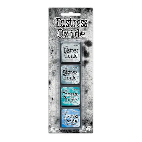 Zestaw tuszów Ranger Distress Mini Oxide Ink Kit 4 Tim Holtz 4 tusze