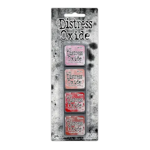 Zestaw tuszów Ranger Distress Mini Oxide Ink Kit 7 Tim Holtz 4 tusze