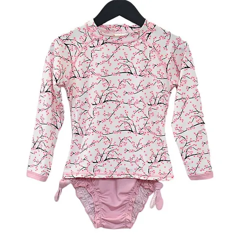 Dwuczęściowy strój UV UPF50+ Longsleeve + Majtki ROSIE | Ducksday