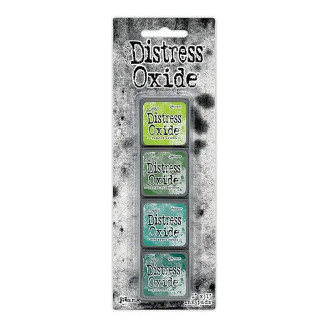Zestaw tuszów Ranger Distress Mini Oxide Ink Kit 9 Tim Holtz 4 tusze