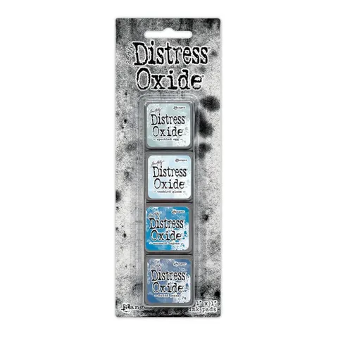 Zestaw tuszów Ranger Distress Mini Oxide Ink Kit 10 Tim Holtz 4 tusze